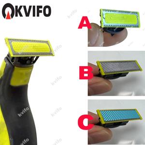원블레이드&원블레이드 QP2520 QP2630 QP2515 QP2510 QP651 페이스 하이브리드 전기 수염 트리머용 면도기 모델 A/B/C 교체용 블레이드