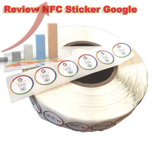 10/50/100Pcs 부스트 리뷰 NFC 스티커 Google Google 리뷰 NFC 스티커 리뷰 증가 Google 리뷰 카드 NFC 태그
