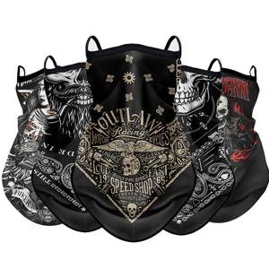 레트로 모토 사이클링 선 스크린 마스크 오토바이 Headscarf 여름 안티 uv 야외 목 헤드 커버 라이딩 페이스 실드 스포츠 Headwrap