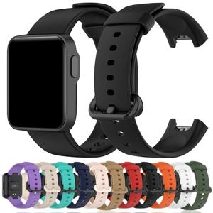Xiaomi Mi Watch 2 밴드 용 실리콘 스트랩 Redmi Watch 2 Lite 용 스마트 시계 교체 시계 밴드 스포츠 팔찌