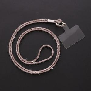 반짝이는 크리스탈 라인석 휴대폰 랜야드, 밝은 블링 블링 폰 케이스, 체인 스트랩, 휴대폰 분실 방지 로프, 휴대폰 액세서리