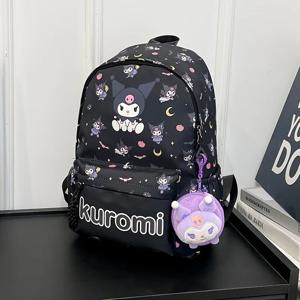 1 세트 헬로 키티 배낭, Kuromis Cinnamorolls 귀여운 데이 팟, 만화 애니메이션 Schoolbag 가방, 소녀 캐주얼 여행 통근 배낭