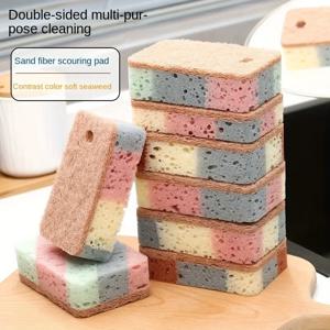주방 얼룩 제거 나노 스펀지 매직 와이프 백세정 코튼 설거지 스펀지 물티슈 욕실 청소 도구