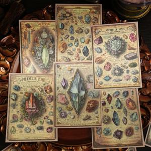 1 스타일 20Pcs/pac DIY 전화 케이스 봉투 달력 및 기타 핸드북 재료 장식에 대 한 빛나는 바이오 시리즈 소재 종이