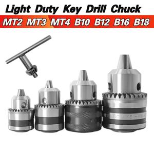 MT2 MT3 MT4 B10 B12 B16 B18 라이트 듀티 키 드릴 척 0.6-6mm 1.5-13mm 1-10mm 테이퍼 아버 CNC 기계