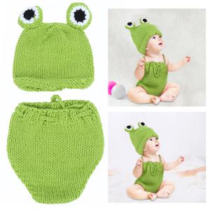 신생아 모자 바지 사진 촬영 소품 모자, 0-6 개월 아기용 의상