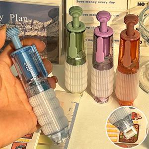 투명 도트 디스펜스 양면 테이프 교체 가능 리필 핸드북 도트 접착제 문구 학교 사무용품 문구