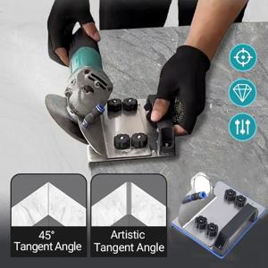 타일 ​​45용 앵글 그라인더 스탠드 °   모따기 절단, 모따기 브래킷, 앵글 그라인딩 고정 홀더, 앵글 그라인더 타일 모따기