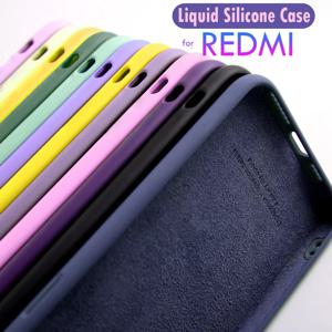 Xiaomi Redmi Note 5 6 7 8 8T 9 9s 10S 10 Pro Fundas Redmi 8 8A 9 9A 9C 10A 10C 커버 케이스 용 고급 액체 실리콘 전화 케이스