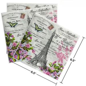 타이탄 나비 요소 파티 장식, 일회용 종이 플레이스매트, 다채로운 냅킨 나비 본 바트 종이, 33x33cm, 20 개