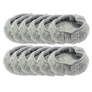 창 클리너 로봇 용 마이크로 화이버 청소 걸레, 범용 라운드 로봇 진공 청소기 수건 먼지 천용 재사용 가능한 14.5cm 걸레