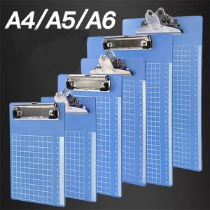 A4 / A5 부목 밀도 보드 쓰기 보드 금속 알루미늄 폴더 클립 파일 플라스틱 메뉴 빌 폴더 Office 편지지