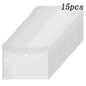 지갑 봉투 가방 A5/A4 플라스틱 종이 보관 문서 가방 투명 파일 홀더 A5/A4 파일 가방