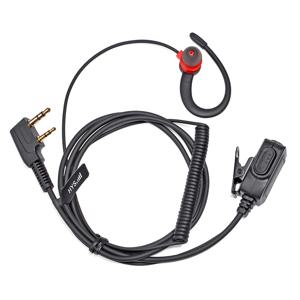 G 모양 헤드셋, BaoFeng UV-5R BF-888s Kenwood Retevis 양방향 라디오 헤드셋 용 소프트 이어폰 2 핀 워키 토키 이어폰