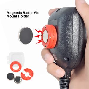 마그네틱 CB 마이크 행거 클립 마운트 후크, 모바일 라디오 마이크 홀더, 모토로라 용 휴대용 자동차 차량 트럭 홀딩 브래킷