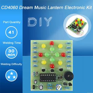 DIY 전자 키트 CD4060 드림 랜턴 뮤직박스 용접 Ttraining PCB 회로 용접 연습 보드