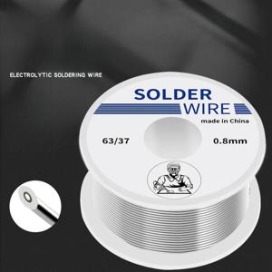 고순도 납땜 와이어 8g 50g 100g 혼합 주석 로진 코어 직경 0.6/0.8/1/1.2/1.5mm 전기 납땜용 납땜 와이어