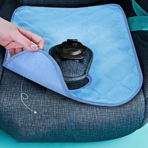 아동 안전 좌석을위한 방수 변기 훈련 패드 청소하기 쉬운 유아용 유모차 쿠션 패드 a2ub