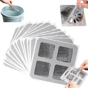 일회용 헤어 드레인 포수 메쉬 안티 블로킹 샤워 욕실 필터 스토퍼 바닥 드레인 스티커 창 화면 수리 패치