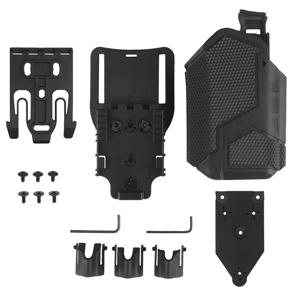 유니버설 건 홀스터 X300U 손전등 권총 홀스터, 드롭 레그 플랫폼 QLS가있는 Glock17 19 Sig Sauer 용 사냥 슈팅