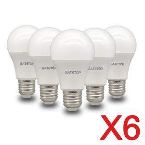 6 개/몫 LED 전구 E27 AC 110V 220V 3W 8W 9W 12W 15W 18W 20W 24W LED 램프 홈 조명에 대 한 차가운 따뜻한 흰색 전구 절약