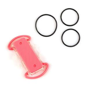 A71P 다기능 플레이트 묶인 휴대 전화 홀더 철 3 승마 브래킷 도구 야외 브래킷 핑크