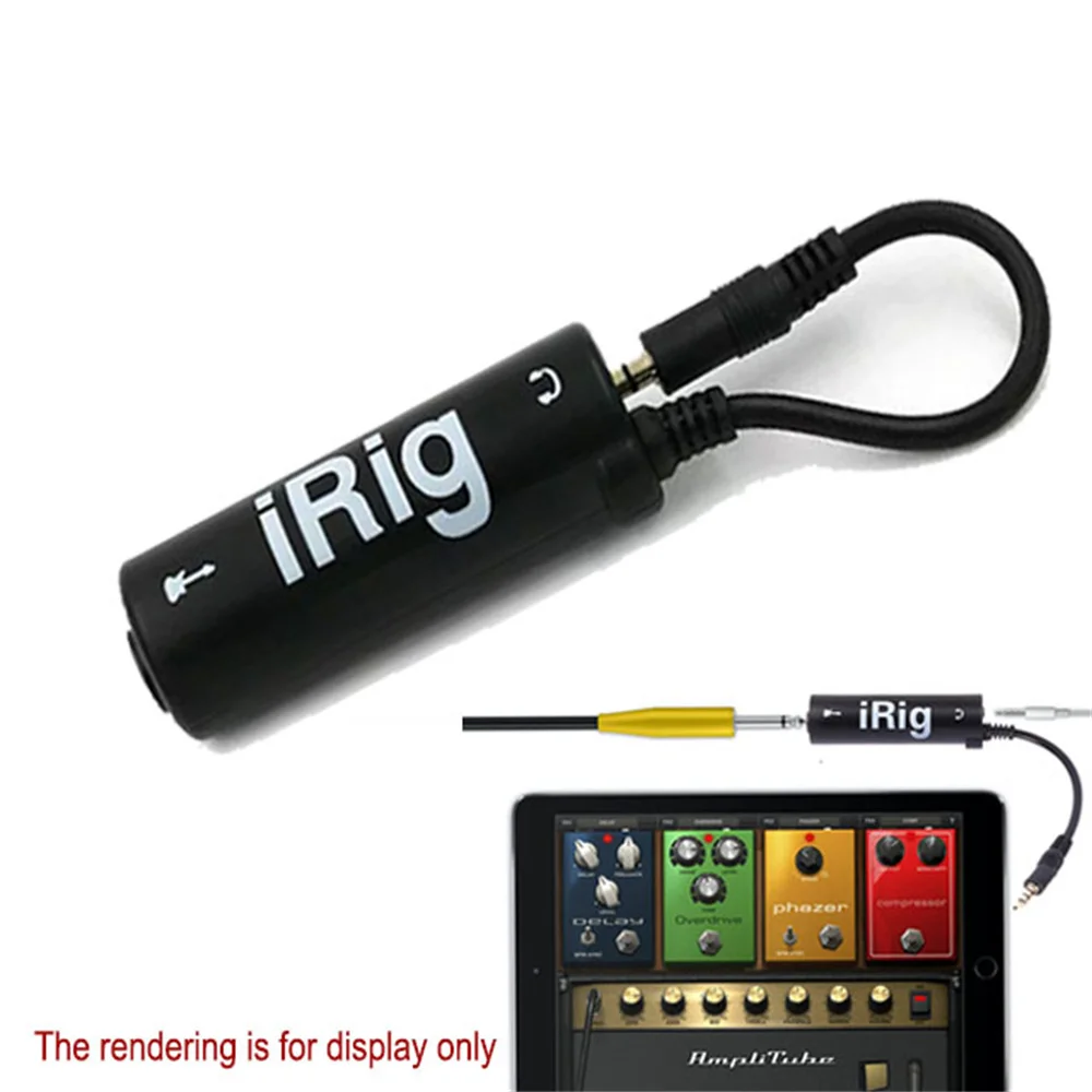 1 pc IRIG 기타 인터페이스 변환기 낮은 배경 소음, 고 충실도 서리로 덥은 스크래치 방지 기능을 갖춘 3.5mm 오디오 케이블