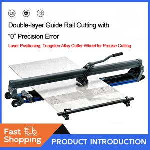 새로운 타일 푸시 나이프 락 플레이트 특수 절단기 고정밀 수동 푸시 나이프 타일 절단기