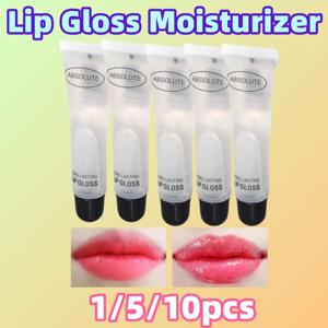 1/5/10pcs 립 글로스 모이스처 라이저 플럼 퍼 오랫동안 지속되는 섹시한 입술 펌프 투명 방수 볼륨 립 클리어 립글로스베이스