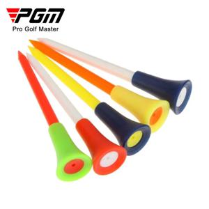 PGM 83mm 골프 티 50개 플라스틱 볼 시트 부드러운 고무 커버 SJT01