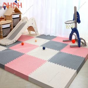 6PCS 2.5cm 두꺼운 퍼즐 매트 아기 놀이 매트 EVA 폼 어린이 방 활동 매트 아기 인터록 바닥 카펫