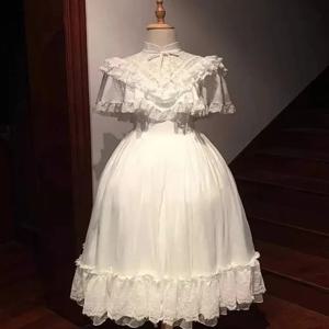 2025 가을 신상 여성 미디 드레스 프렌치 빈티지 레이스 이브닝 가운 로맨틱 요정 공주 스타일 우아한 파티 정장