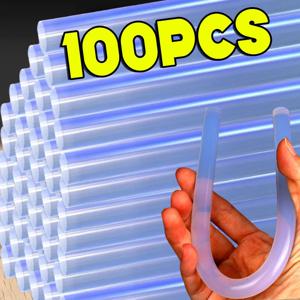 투명 핫멜트 접착제 스틱 7mm/11mm 강력한 Visco 홈 DIY 도구 전기 접착제 총 공예 앨범 수리 키트 도매