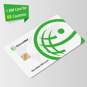 Glocalme 선불 7GB/10일 글로벌 SIM 카드 데이터 SIM 카드 OTA SIM 충전 52개 이상의 국가 커버 국제 SIM