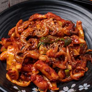 하남 맛집 캠핑 집들이 5분 원팩 매콤 달콤 밥도둑 오징어 볶음 350g X 3팩 외 오징어탕 오징어칼국수 등 택 1