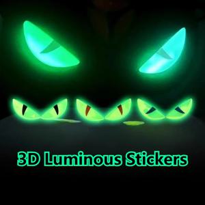 3D 악마의 눈 발광 스티커, 오토바이 헬멧 스티커, 야간 조명 장식, 자동차 반사 스티커, KTM, 혼다용 스티커