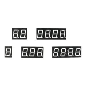 1pc 0.56 인치 LED 디스플레이 7 세그먼트 1 비트/2 비트/3 비트/4 비트 자리 튜브 빨간색 일반 음극/양극 디지털 0.56 인치 led 7 세그먼트