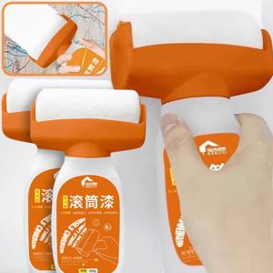 항균 벽 페인트 롤러 수성 수리 브러시 그림 집 인테리어 벽 휴대용 흰색 라텍스 페인트 작은 롤러