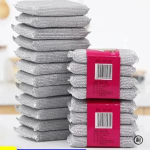 4pcs, 주방 식기 세척 스폰지, 냄비 브러시 냄비 유물을 다치게하지 않습니다, 가정용 스크래치없는 청소 스폰지 닦아