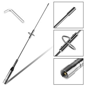 나고야 NL-770S 듀얼 밴드 휴대용 라디오 이득 안테나 VHF/UHF 144/430MHz 150W NL770S 자동차 워키 토키 용 자동차 인터콤 안테나