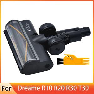 드림 T30 R10 R30 R20 바닥용 진공 전기 바닥 브러시 업데이트, LED 먼지 감지등 포함 소프트 롤러 브러시 헤드 부착