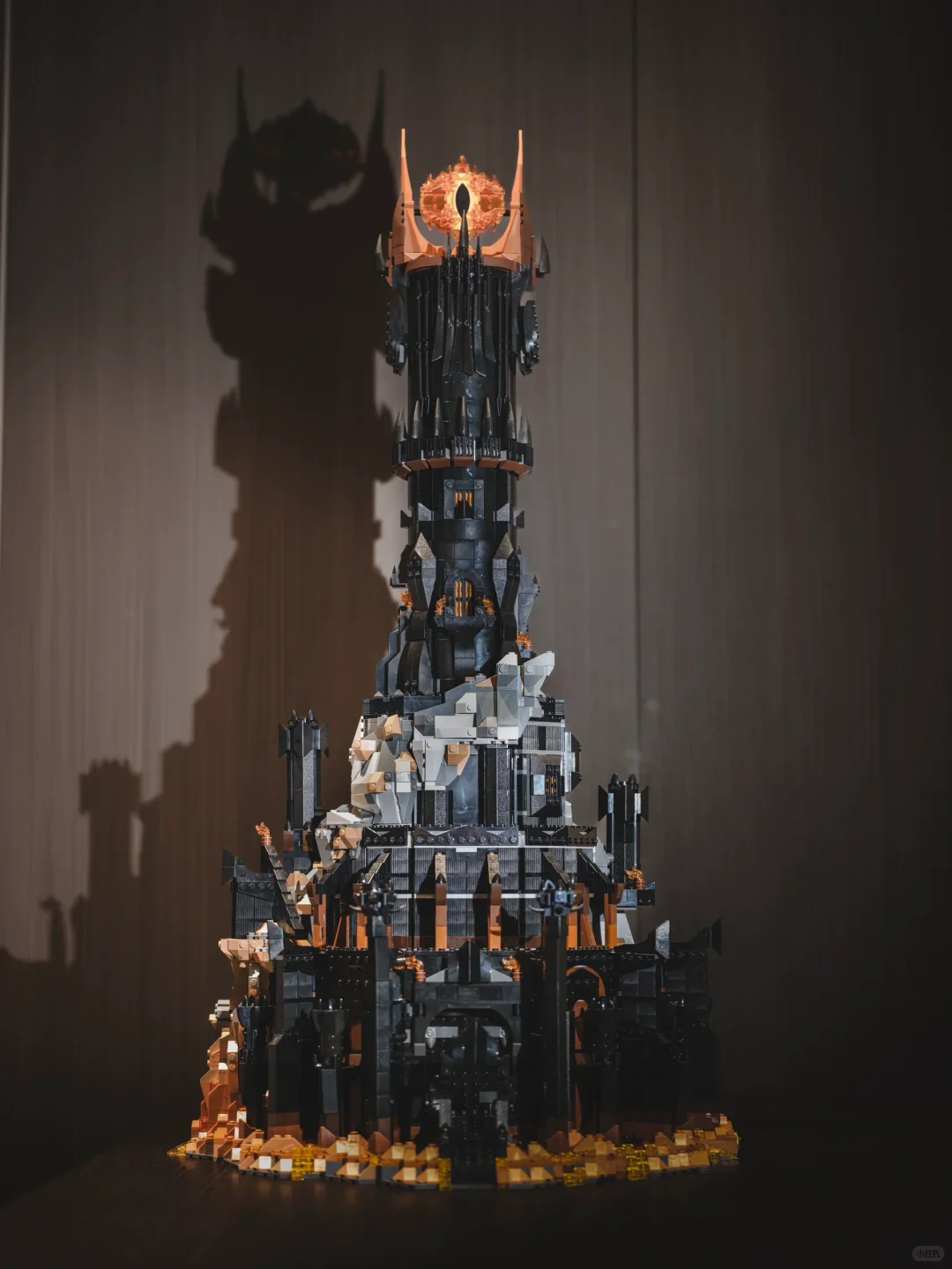 새로운 MOC 블랙 아이 타워 빌딩 모델 홈 데코 어린이 소년 휴일 선물