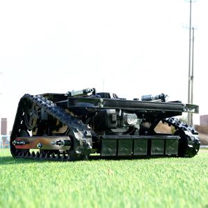 맞춤형 인기 중국산 정원용 원격 제어 잔디 깎는 기계 자주식 고무 크롤러 로봇 엔진 모터 코어