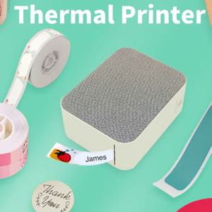 Marklife D110 B21 P15 미니 스마트 라벨 프린터 사무실 학교용 잉크 태그 가격 기계가 없는 블루투스 열전사 라벨 프린터