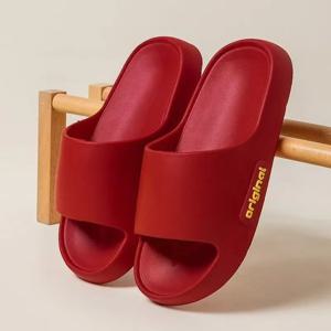 패션 여성 슬리퍼 실내 부드러운 단독 만화 곰 인쇄 슬라이드 욕실 EVA 실내 남성 여름 야외 멋진 신발 커플