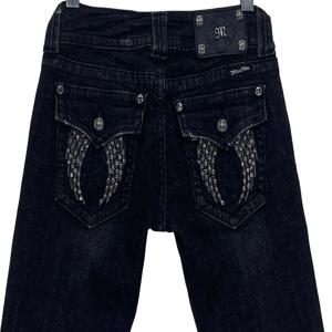 하라주쿠 날개 블링 스파클 포켓 바지 Y2K 새로운 고딕 화이트 데님 자수 청바지 여성 힙합 streetwear 고스 헐렁한 청바지