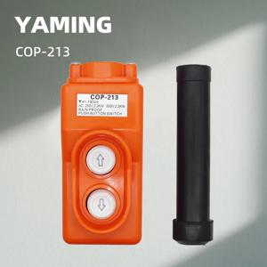 COP-213 크레인 푸시 버튼 스위치 직접 제어 5A 250V 위아래 플라스틱 쉘 방수 방진