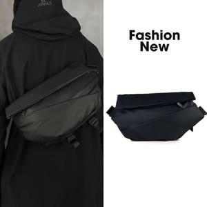 2025 신형 남성용 출퇴근용 오토바이 크로스백 방수 다기능 체스트백 트렌디한 싱글 숄더백 라이딩용