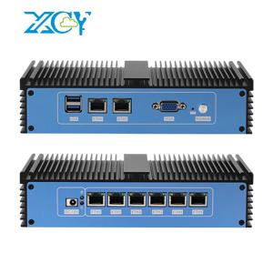 XCY 방화벽 미니 PC 8x 이더넷 i211AT NIC 인텔 셀러론 3865U CPU 윈도우, 우분투, PFSense, 데비안, 오픈WRT 호환