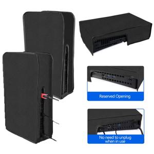 PS5 Pro 게임 액세서리를위한 PS5 Pro 콘솔 안티 스크래치 방진 방수 쉘 보호 케이스 용 소프트 먼지 커버 케이스